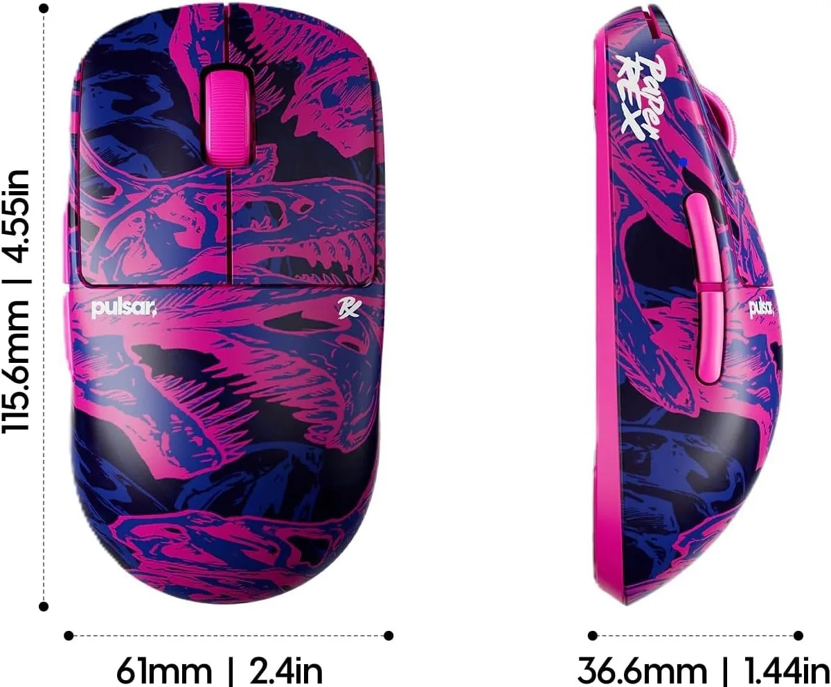Pulsar Gaming Gears X2 Crazylight Wireless Gaming Mouse, Mini, PRX Edition