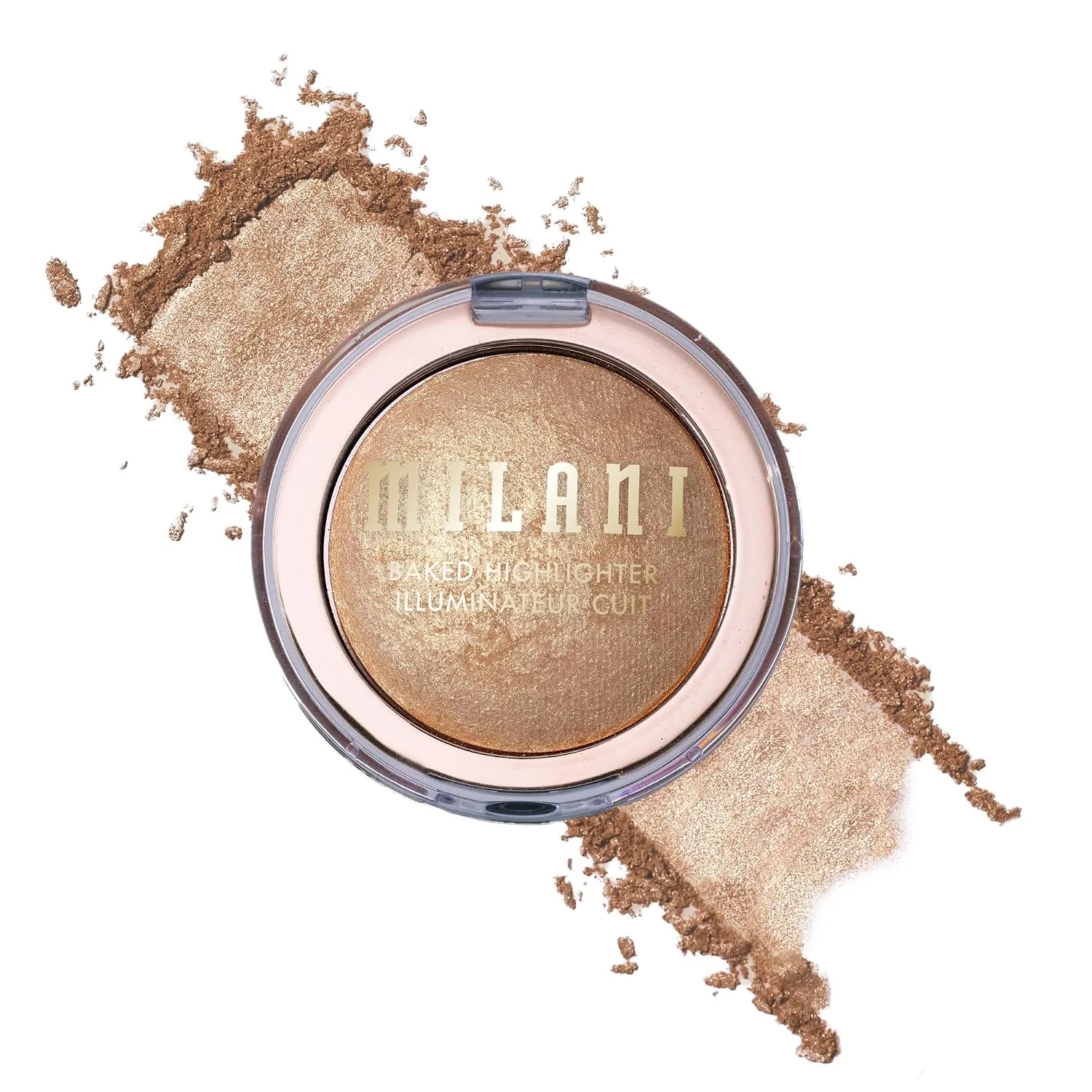 Milani Baked Highlighter, Highlight Powder for Cheeks - Bronze Splendore