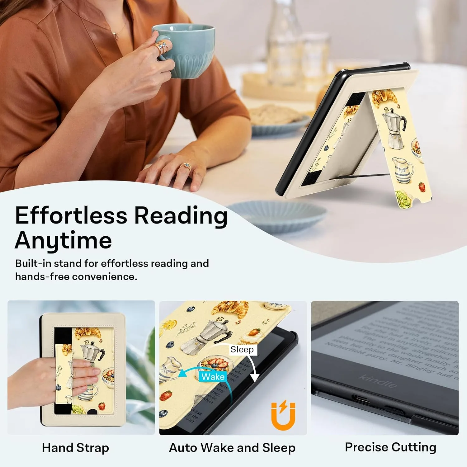 CoBak Case for 7" Kindle Paperwhite 12th Gen 2024 and Kindle Colorsoft