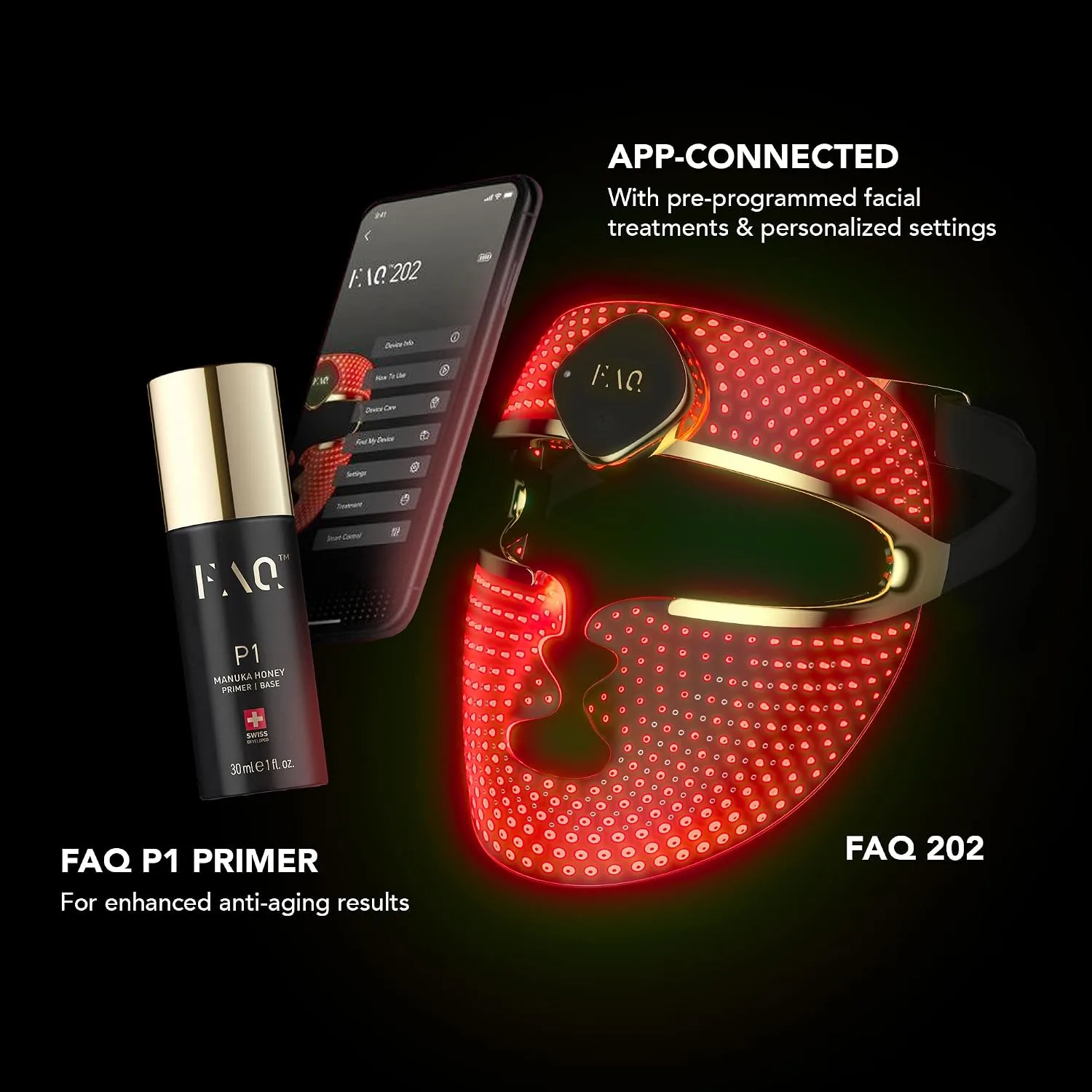 FAQ 202 Advanced 8-Color LED Face Mask - Advanced Skin Care Device
