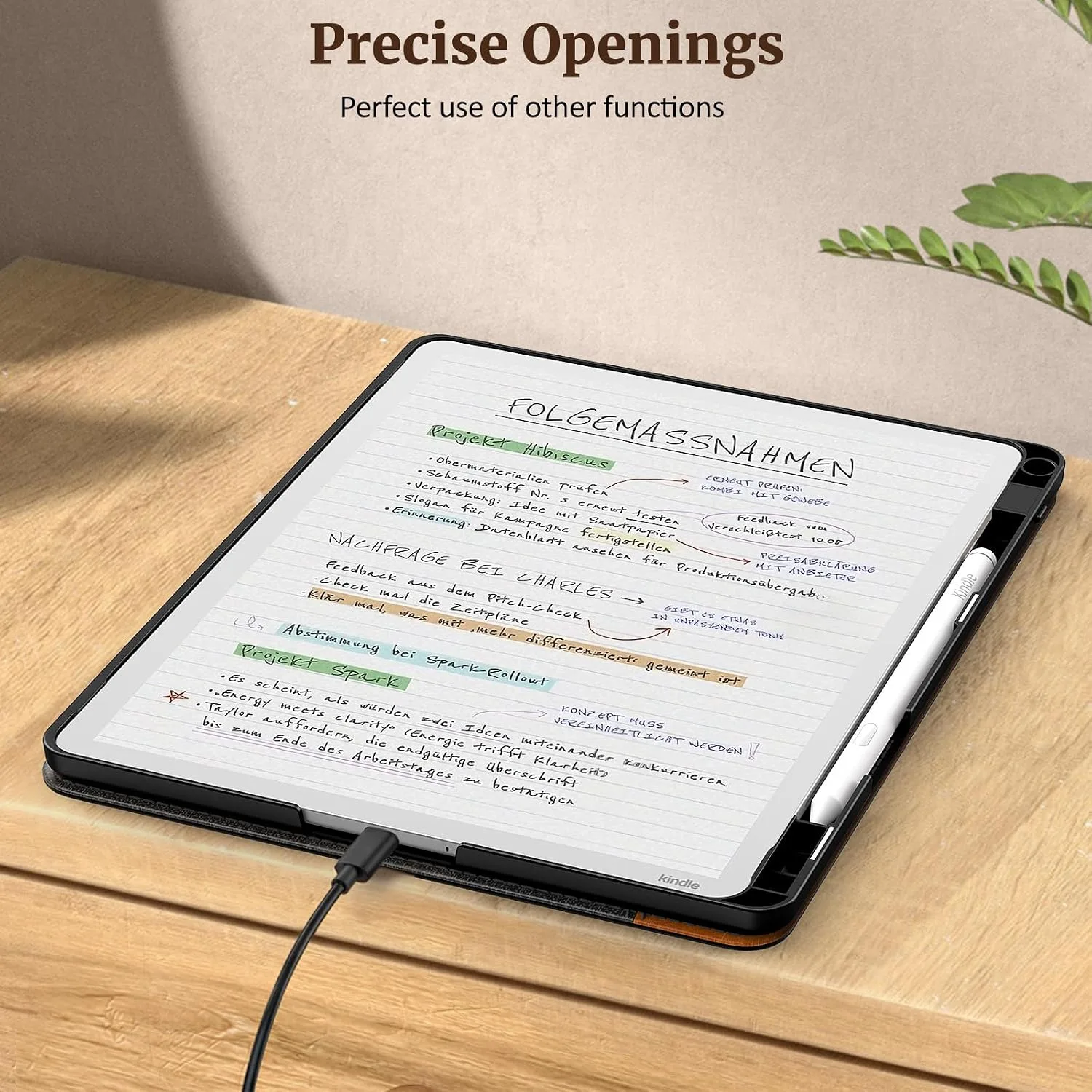 MoKo Stand Case for 11" Kindle Scribe 2025 3rd Generation, Dual Color