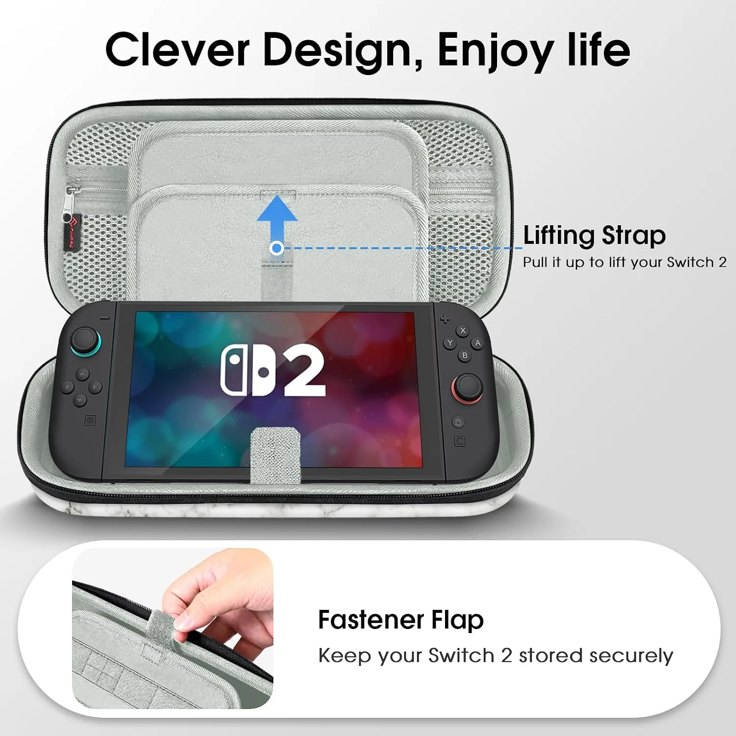 FINTIE Shockproof Carrying Case for Nintendo Switch 2 (2025)