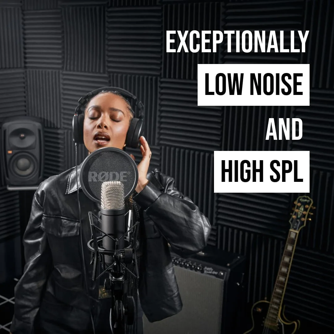 RØDE NT1 Signature Series Studio Condenser Microphone, Black