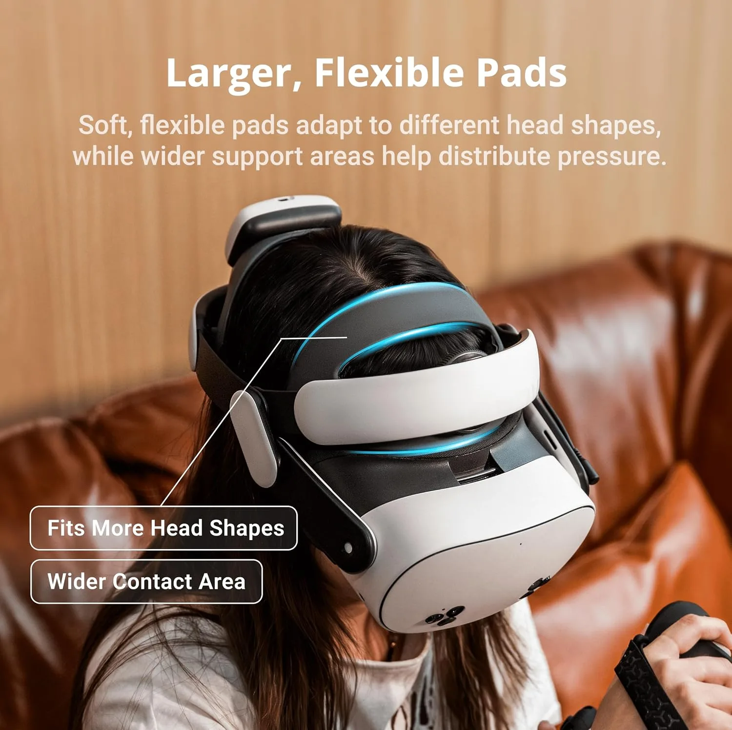 BOBOVR M3 Pro+ Battery Head Strap Compatible with Meta Quest 3S and Quest 3, Includes BM60 Battery and Fast Charging Dock, Dual-Mode VR Strap, Reduced Face Pressure, Stable Fit for Active Play