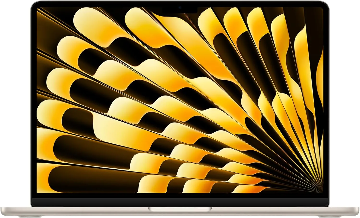 Apple 2024 13.6-inch MacBook Air with Apple M3 chip, 8GB RAM, 256GB SSD Storage, Starlight (Renewed)