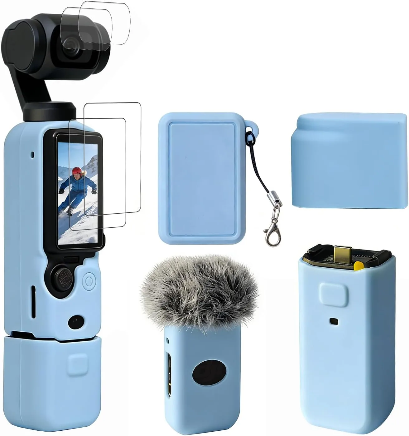 Case for DJI Osmo Pocket 3 / Xtra Muse Camera - Sky Blue