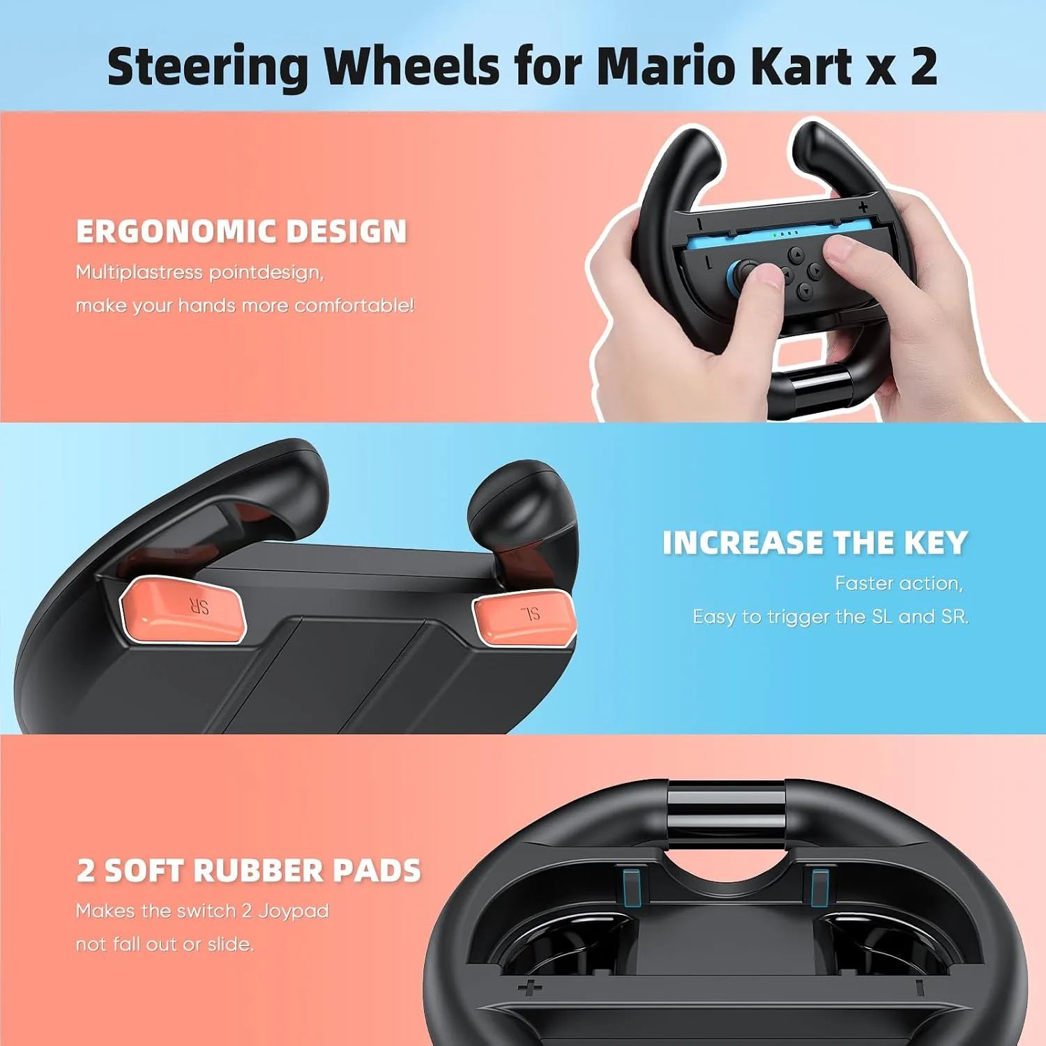 Switch 2 Accessories, 20-in-1 Bundle Case for Nintendo Switch 2 (Blue)