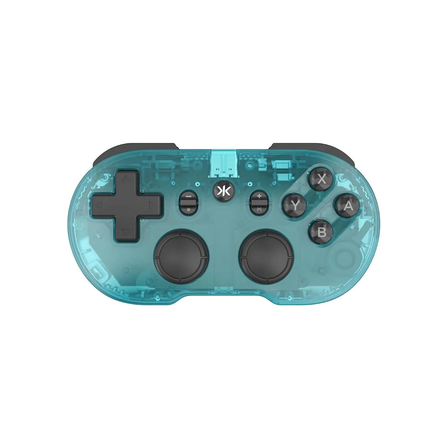 Mando inalámbrico mini CRKD ATOM+ Glacier Blue compatible con Nintendo Switch 2, Switch OLED, iOS, Android, PC y Smart TV