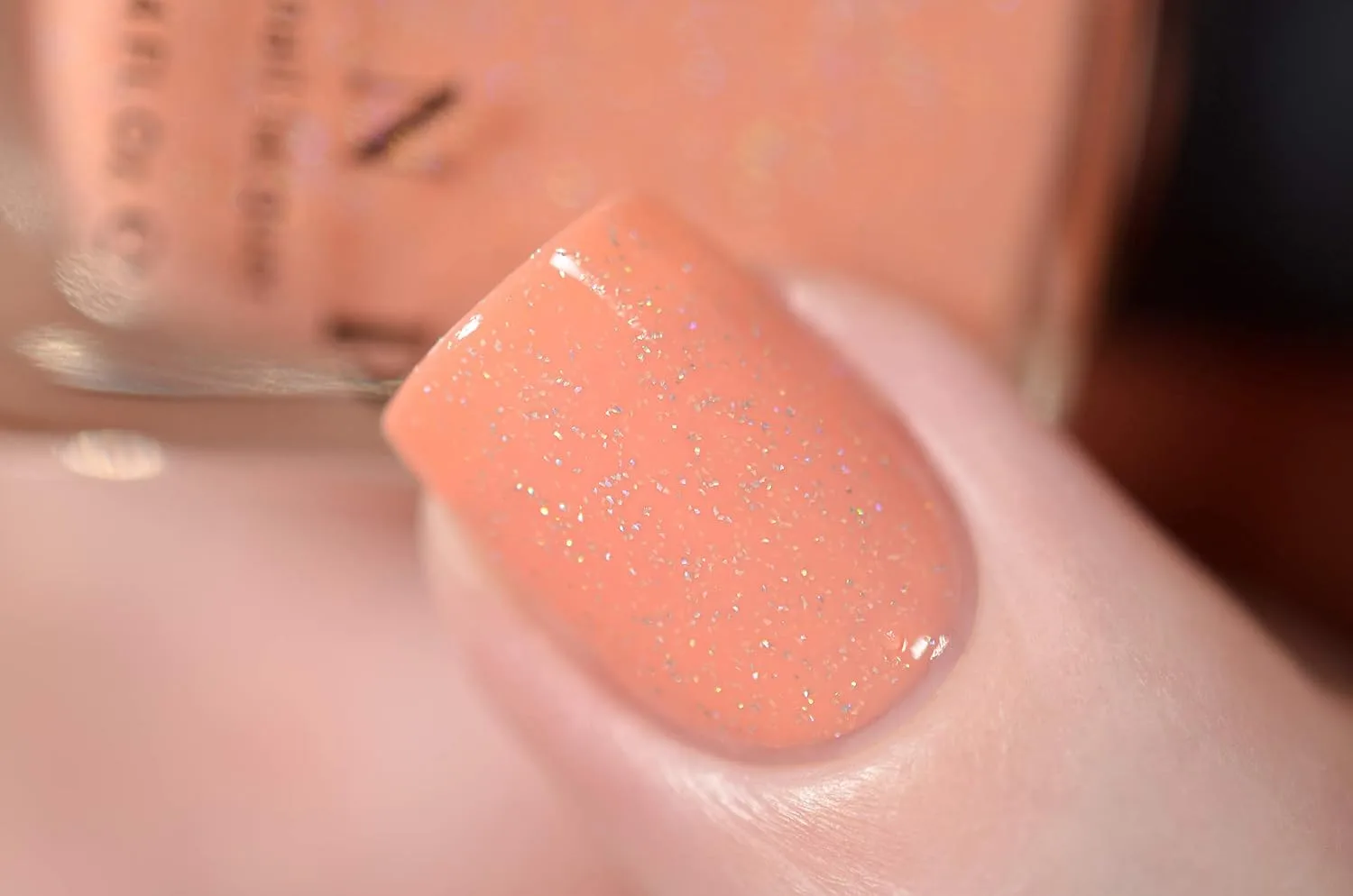 ILNP Dreamsicle - Creamy Melon Holographic Nail Polish