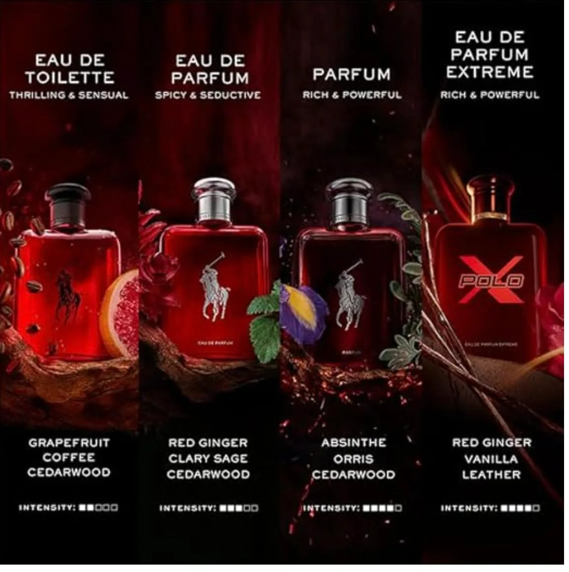 Ralph Lauren Polo Red Eau de Toilette - Spicy Essence Cologne for Men
