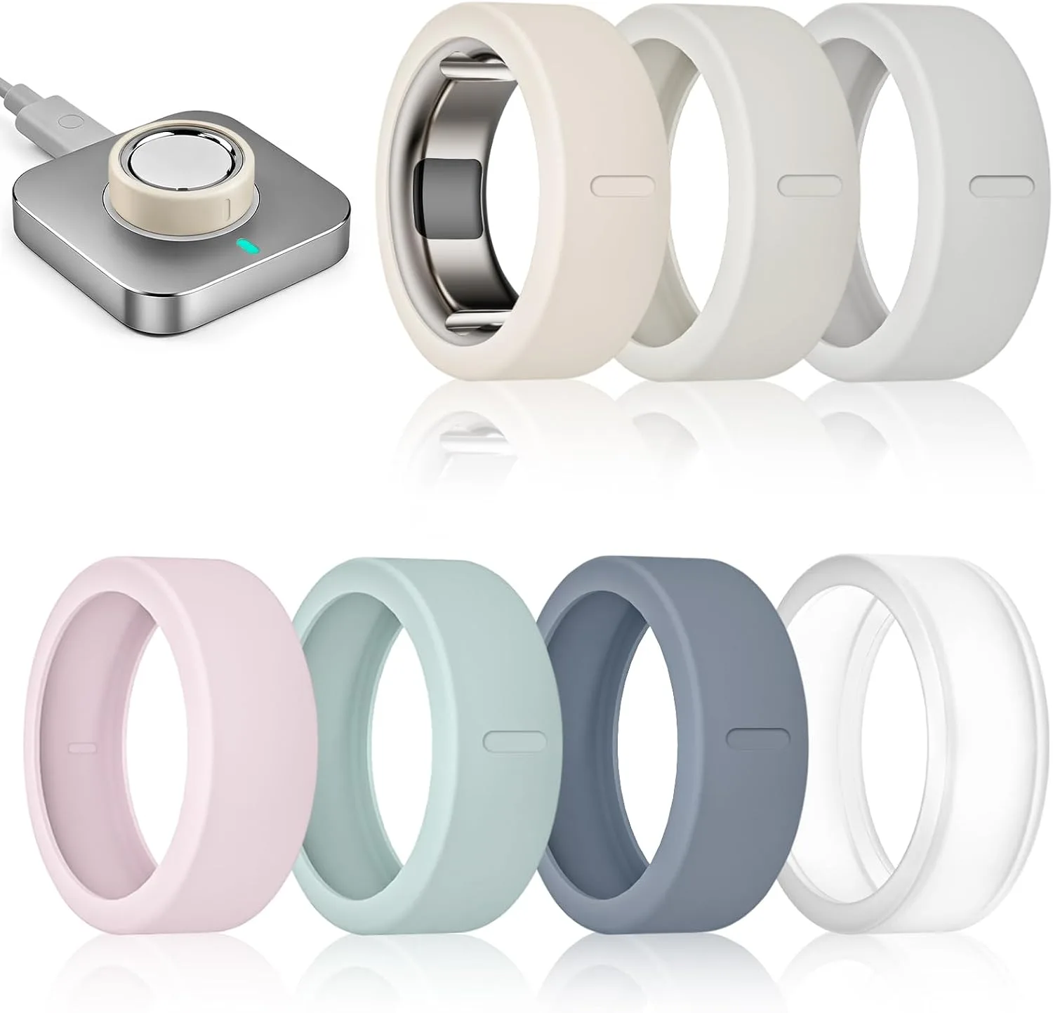 Protector para anillo Bandrain 7 unidades compatible con Oura Ring Gen 4 y Gen 3