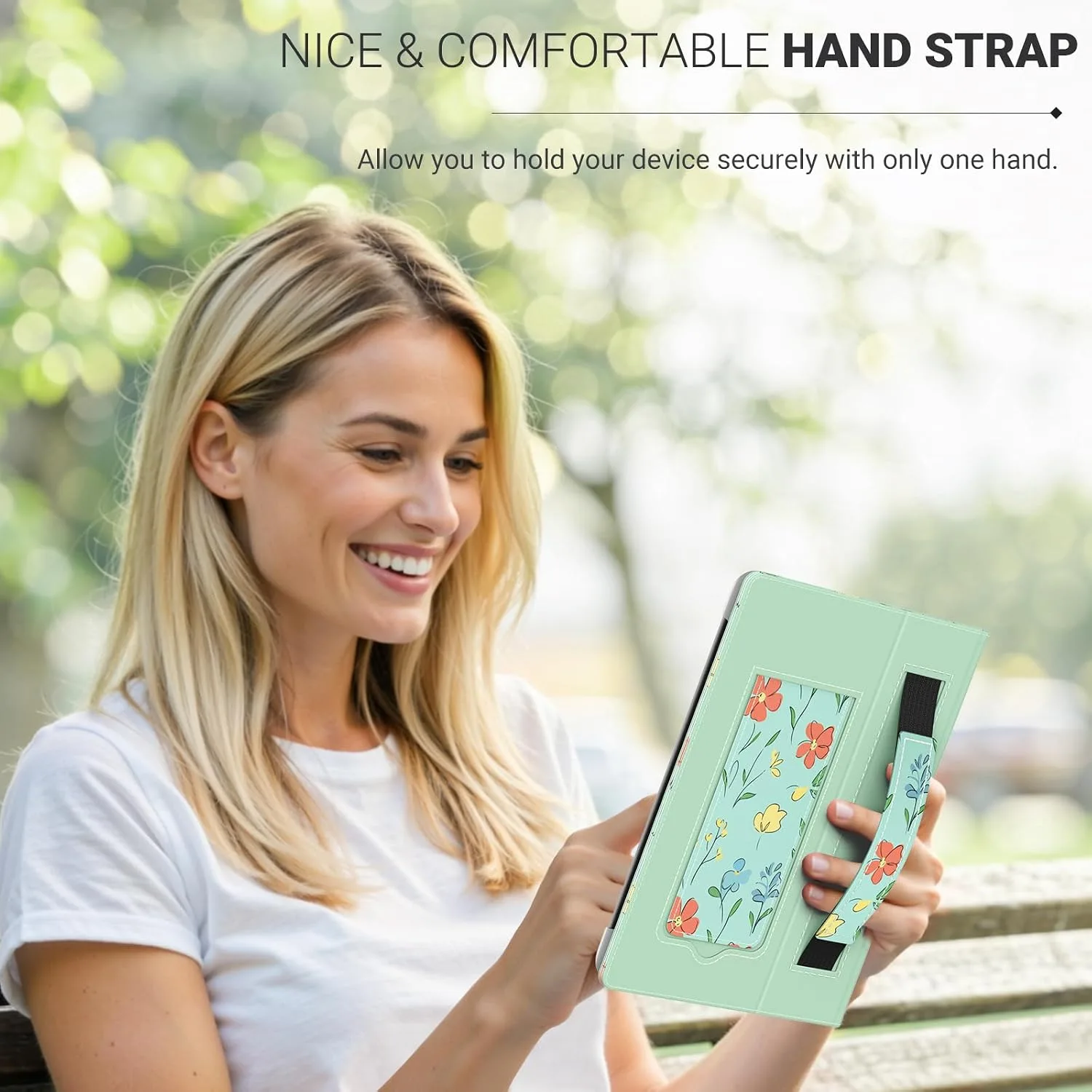 MoKo Universal Case for 6.8,7 Inch eReaders&Tablets, Painted Flower