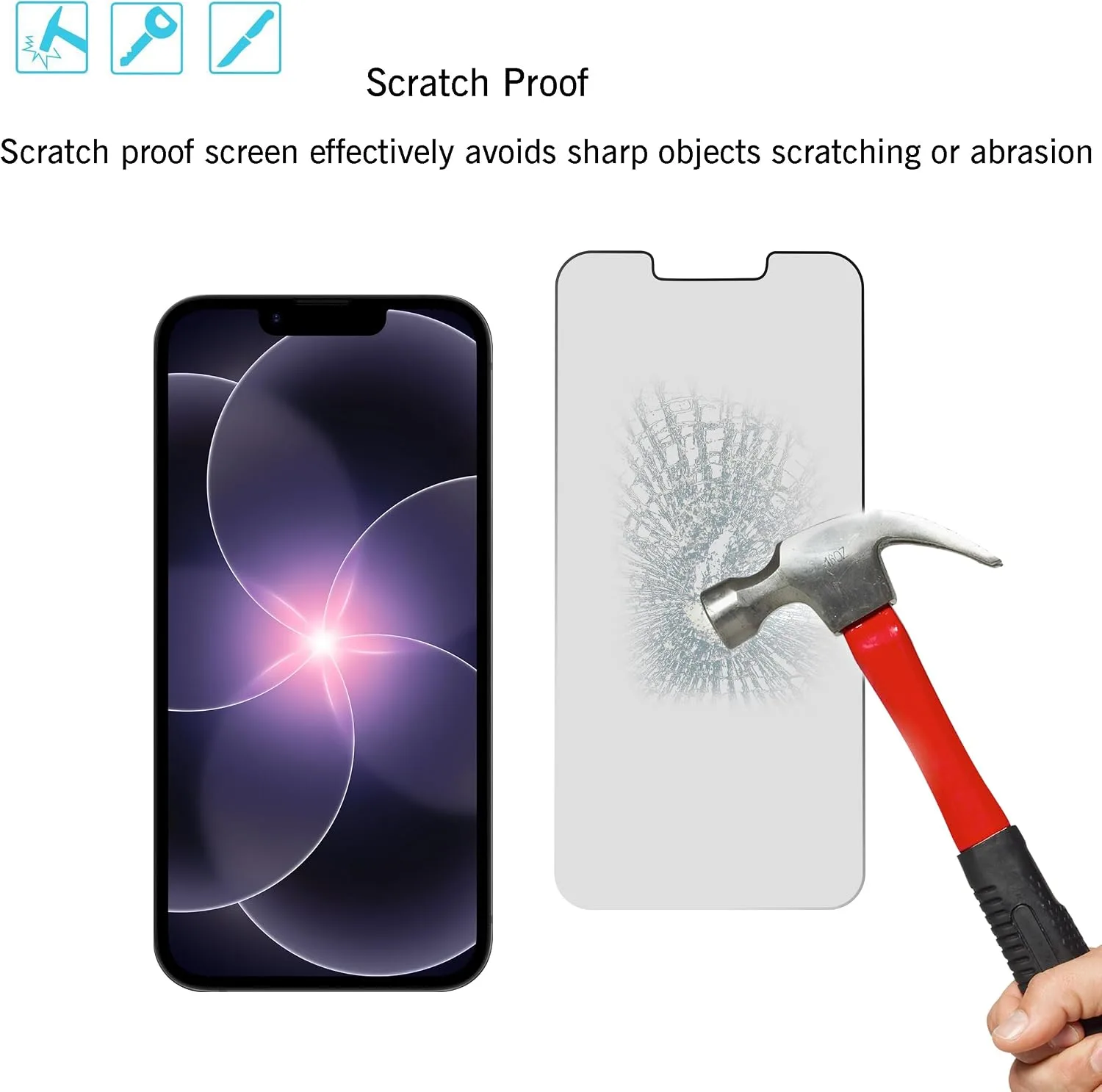 Ailun Privacy Screen Protector iPhone 17e/16e/14/13/13 Pro, 2 Pack