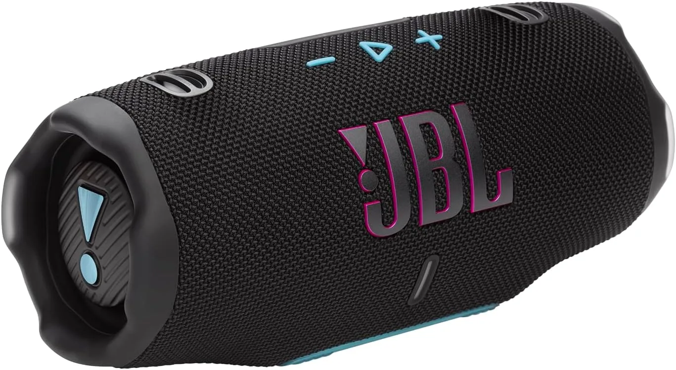 JBL Charge 6 - Portable Waterproof & DropProof Bluetooth Speaker (BLK/Teal)