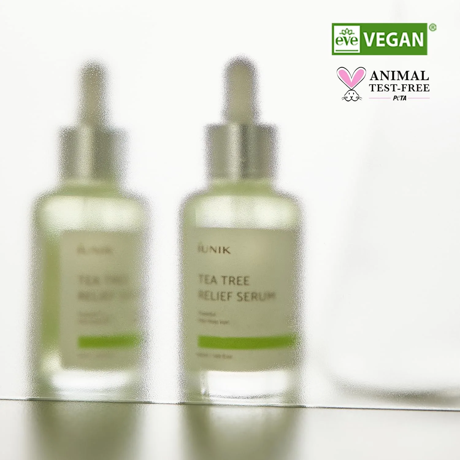 IUNIK Tea Tree Relief Serum - Calming & Hydrating Ampoule 1.69 fl oz
