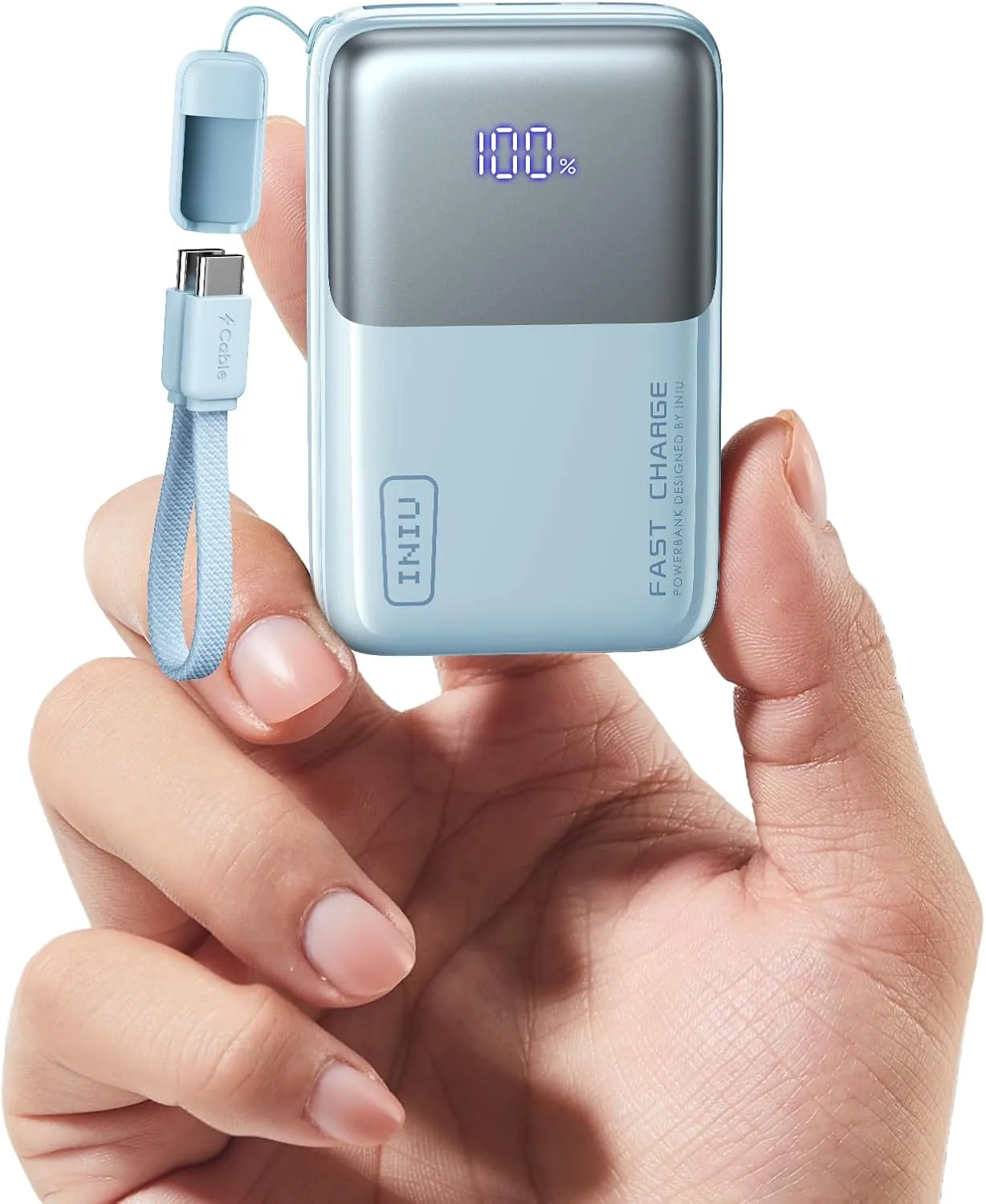 INIU Mini Portable Charger, Small 10000mAh 45W Fast Charging Power Bank