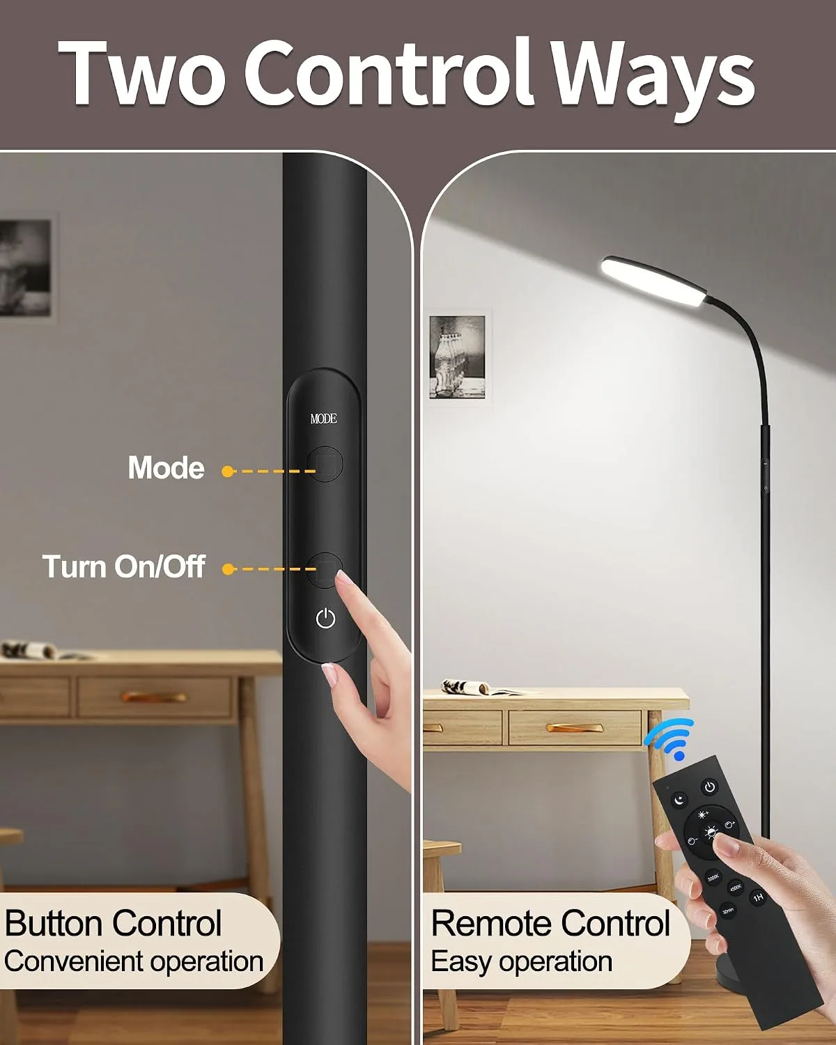 LanSuper 10000 Lux Light Therapy Happy Lamp, UV-Free Sunlight Floor Lamp