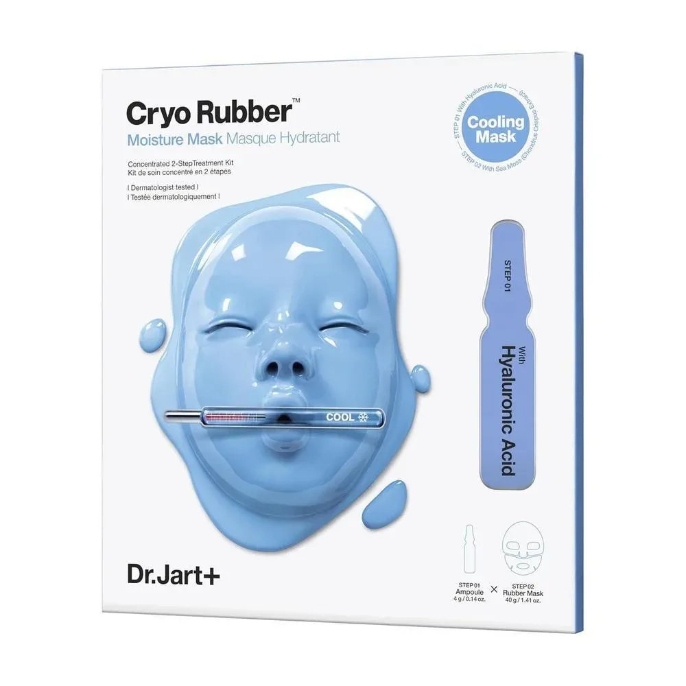 Mascarilla Facial Dr.Jart+ Cryo Rubber Refrescante con Ampoleta Tamaño Viaje