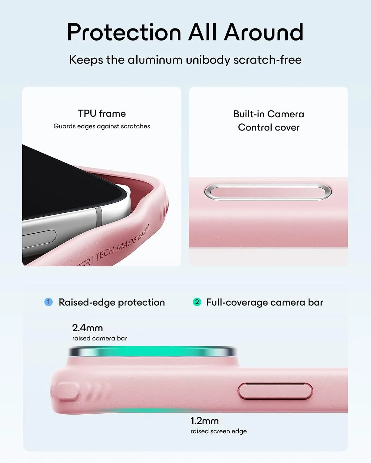 ESR Classic Hybrid for iPhone 18 Pro Max/17 Pro Max Case with Flex Stand