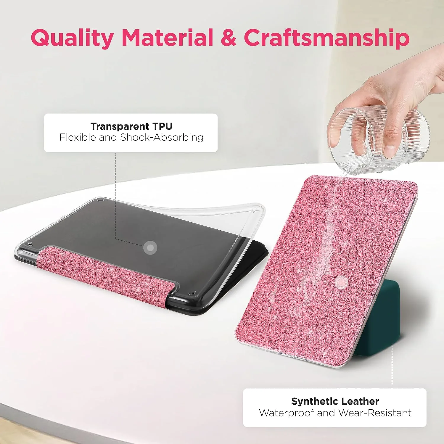 Clear Case for 7'' Kindle Paperwhite 12th Gen 2024 & Colorsoft