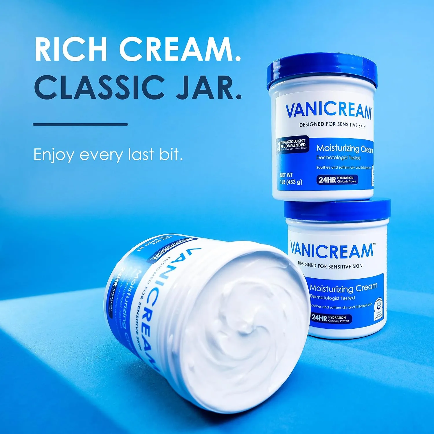 Vanicream Moisturizing Cream, Body & Face Moisturizer, 16 Oz Tub