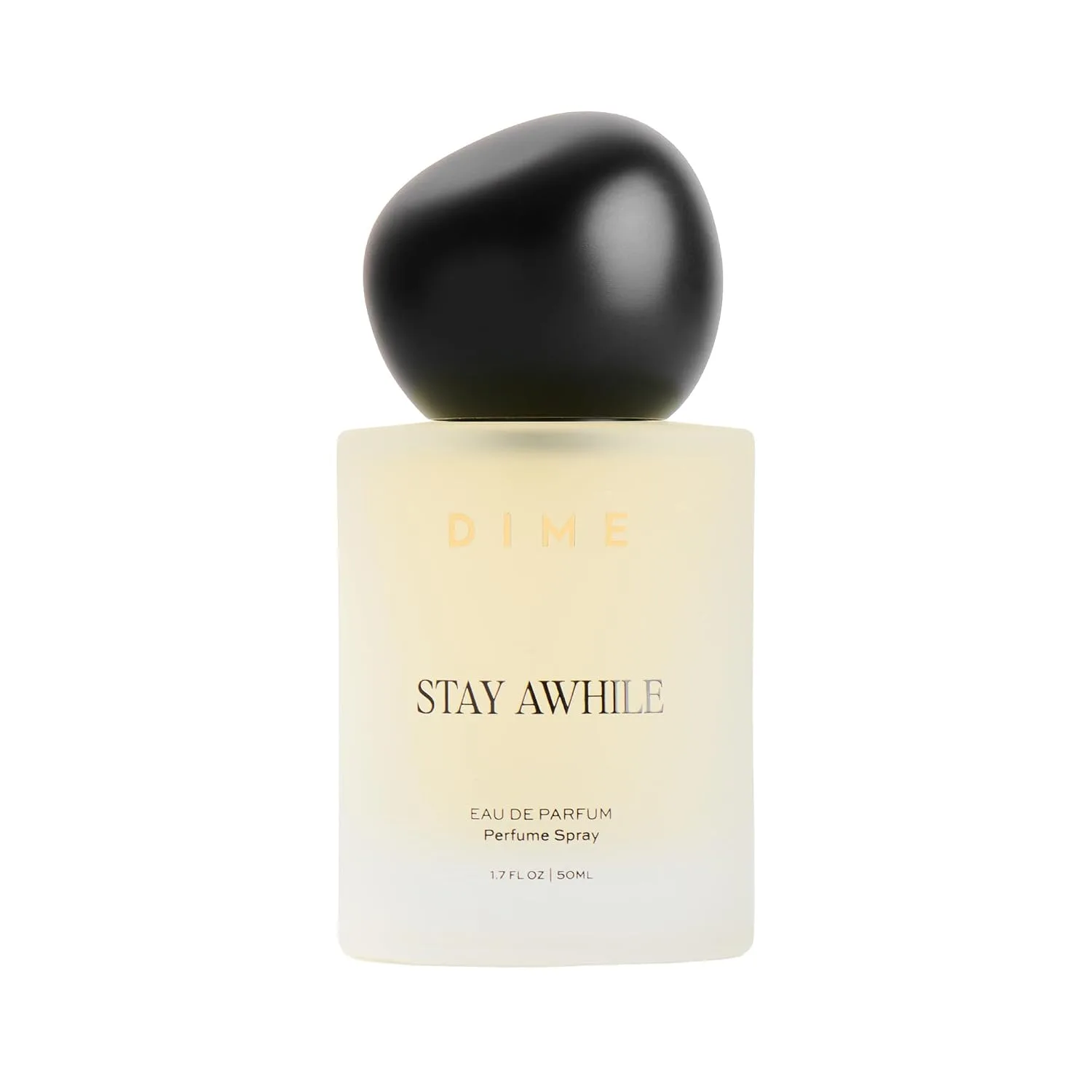 DIME Beauty Stay Awhile Travel Spray - Warm Gourmand with Toasted Pistachio, Cashmere Musk, and Vanilla Bean Clean, Vegan, Cruelty-Free Fragrance, 0.34 oz / 10 ml