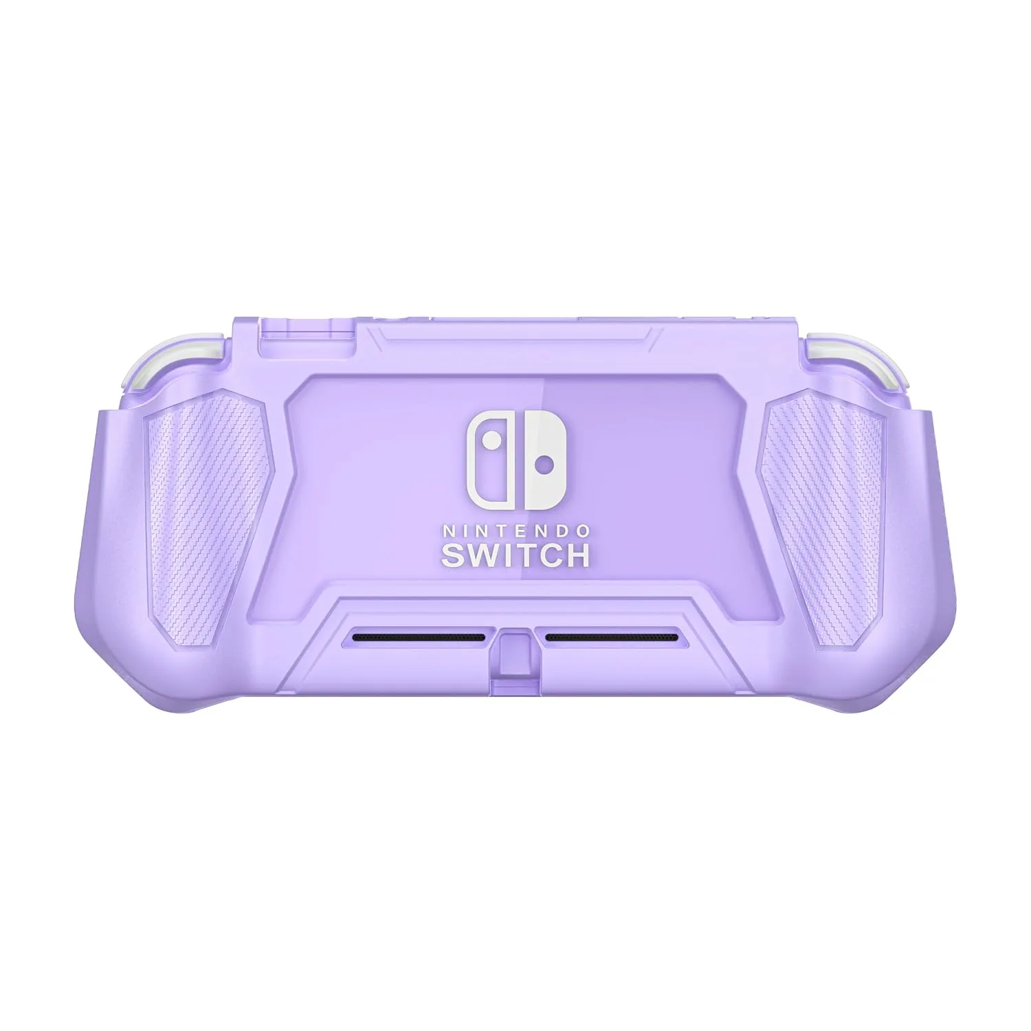 Compatible with Nintendo Switch Lite Screen Protector Case Cover with Hand Grip, Detachable Protective Case with Shockproof and Anti-Scratch Design for Nintendo Switch Lite, Purple