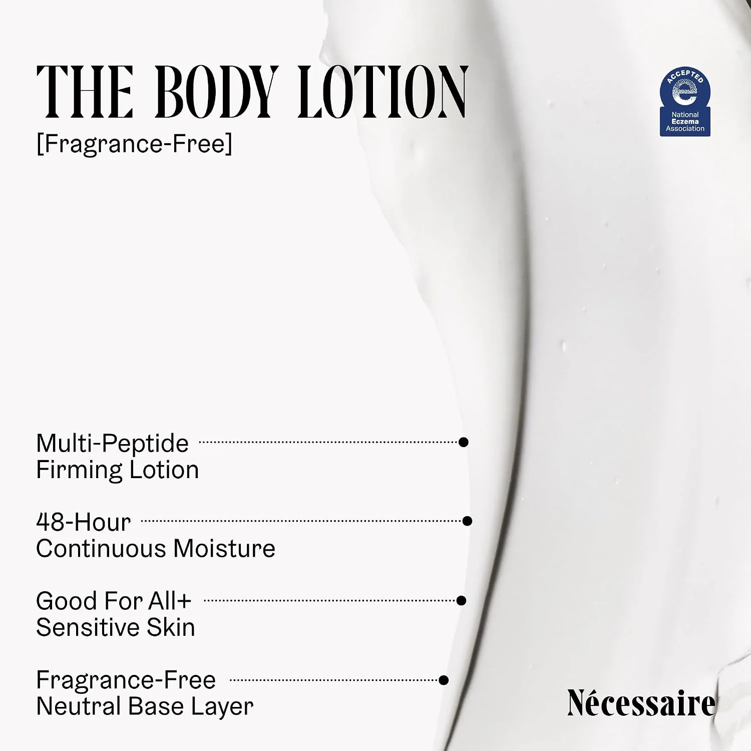 The Body Lotion Fragrance-Free. Peptide Firming Body Lotion + Niacinamide