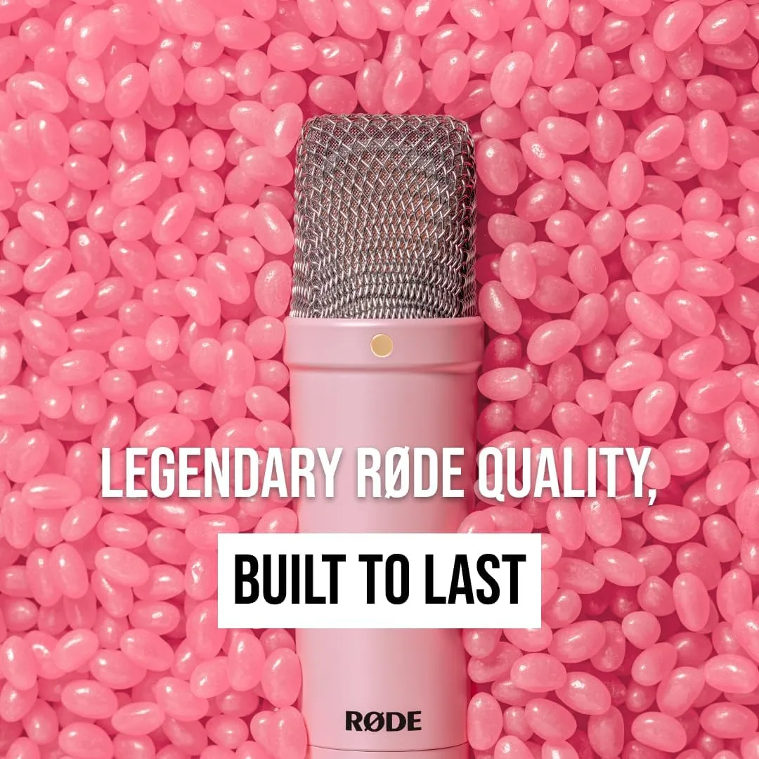 RØDE NT1 Signature Series Studio Condenser Microphone, Pink