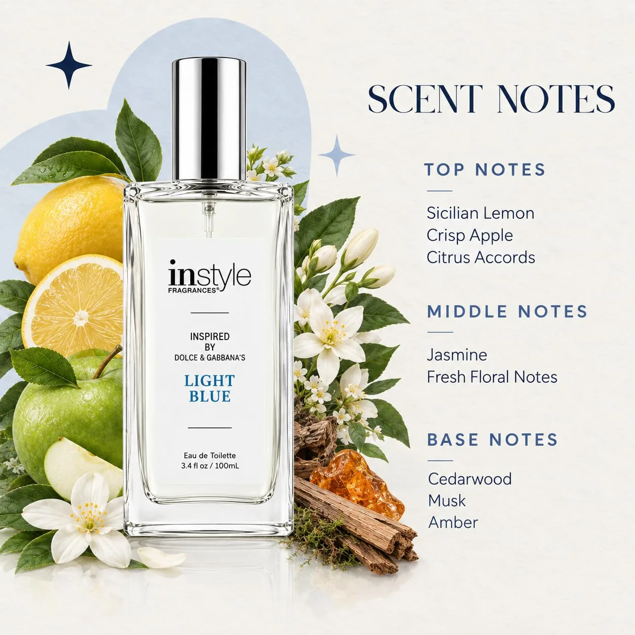 Instyle Fragrances - Inspired by Light Blue - Women's EDT