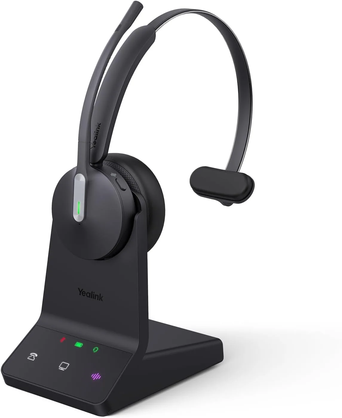 Yealink WH64 Mono DECT & Bluetooth Wireless Headset for Phone PC Mobile