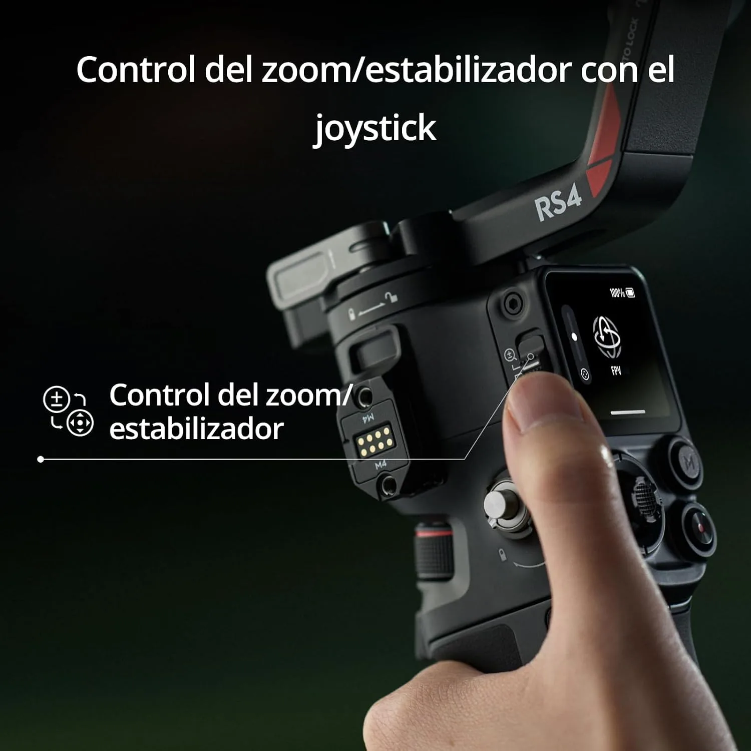 DJI RS 4, Gimbal Stabilizer for Camera, Canon/Sony/Nikon/Fujifilm