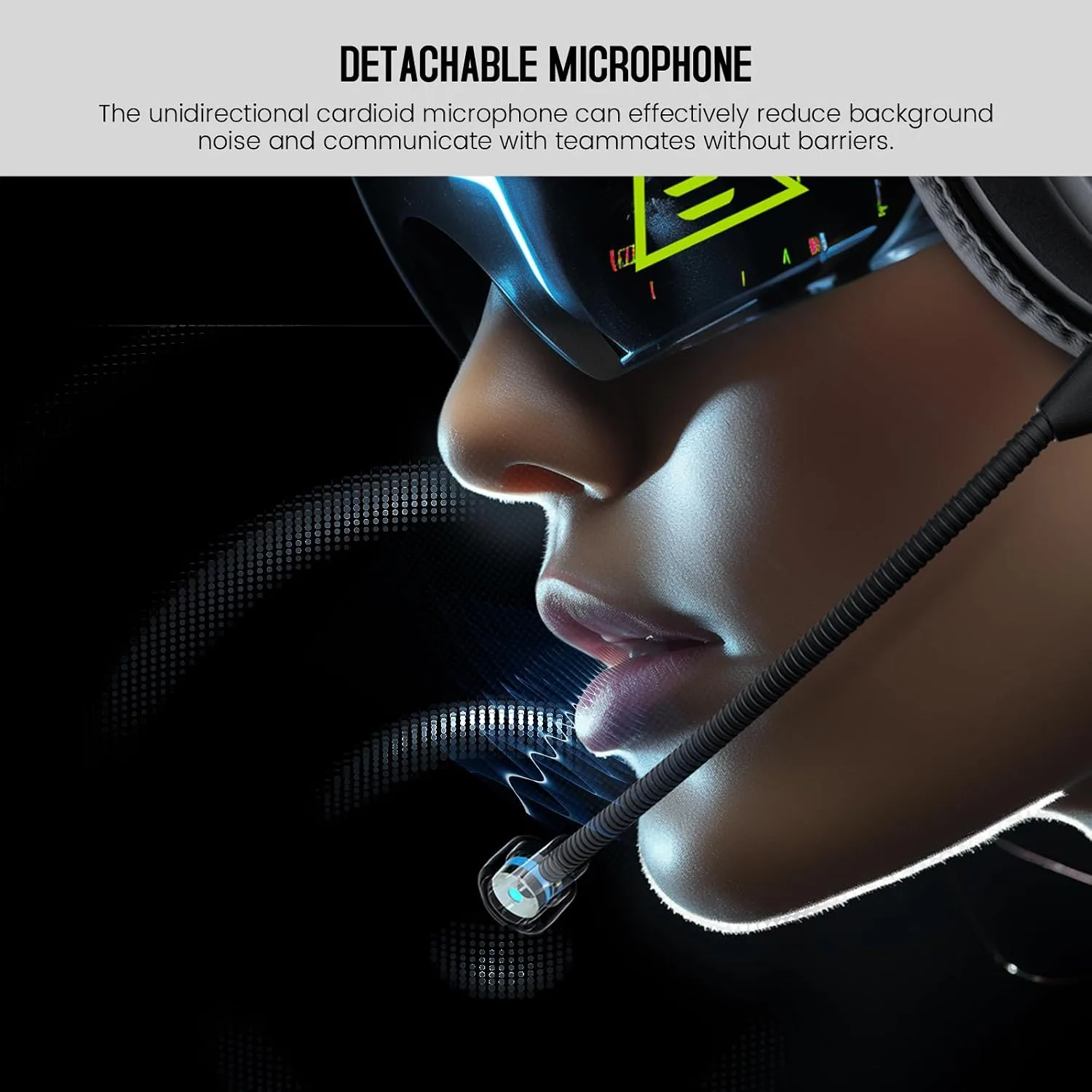 EKSA E900 Gaming Headset with Mic Stereo Headphones for Xbox,PC,PS5