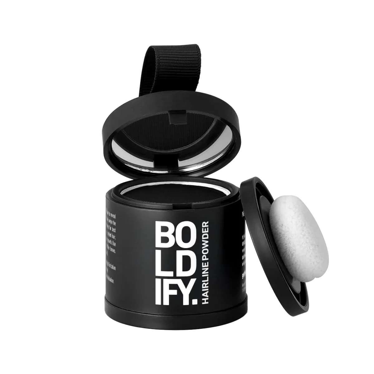 Polvo para raíces Boldify Hairline Powder retoque capilar Negro 10g