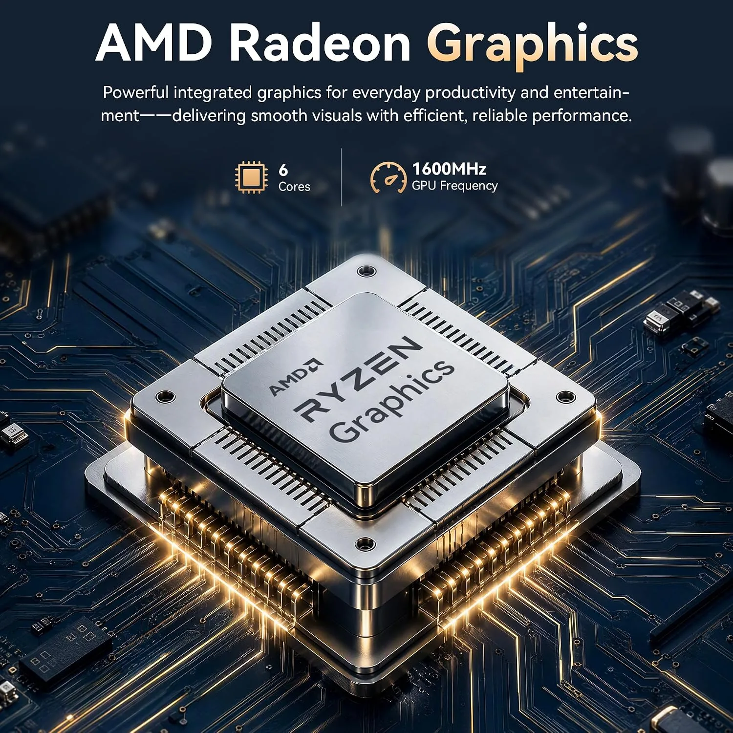 GMKtec M5S Gaming PC Mini Desktop Computer Ryzen 5400U 16GB DDR4 512GB SSD