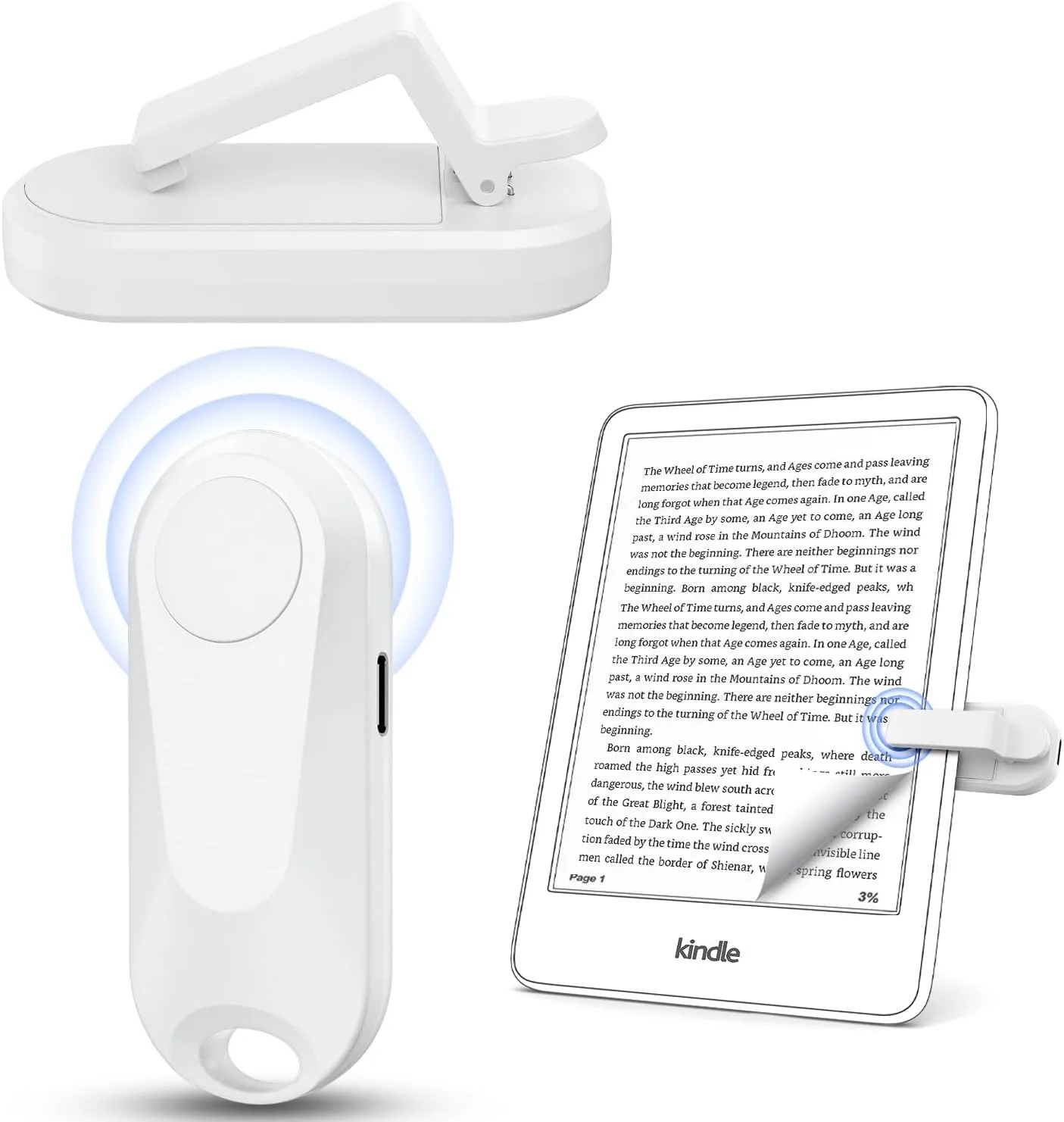 Page Turner for Kindle Remote Control for iPhone iPad Tablets eReaders