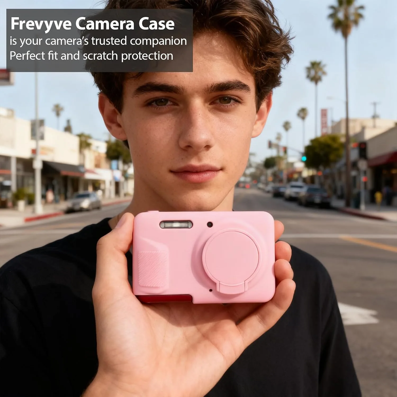 Case for Kodak PIXPRO FZ55 Camera, Kodak FZ55 Accessories - Pink