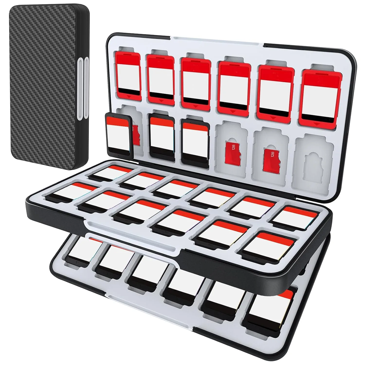 HEIYING Game Card Case Compatible with Nintendo Switch 2 / Micro SD Cards