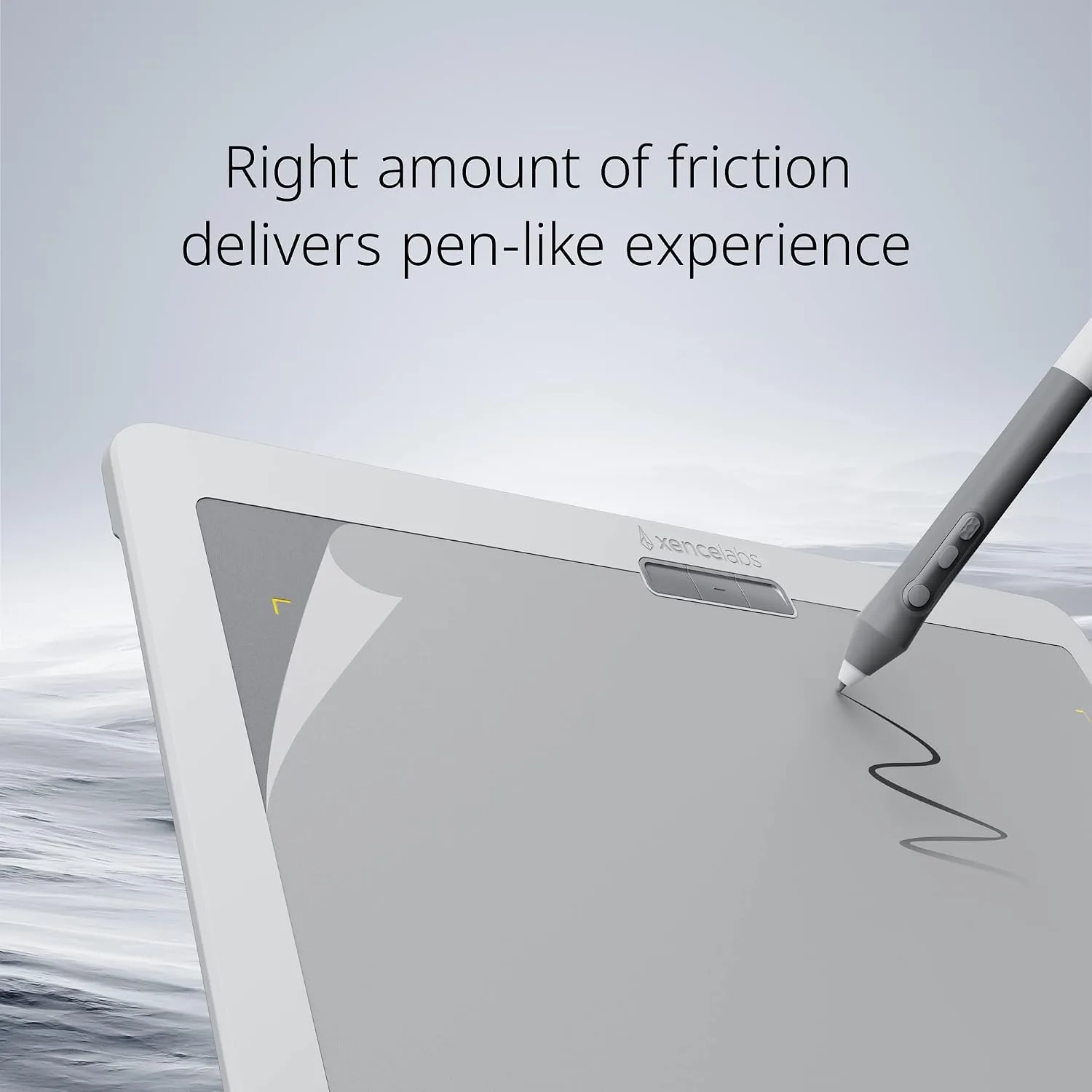 XENCELABS DrawingTablet Medium, Graphic Tablets with 40 Customizable Quick Keys, 12" Ultrathin Pen Tablet with 2 Battery-Free Stylus, 8192 Levels Pressure for Win/Win 11 ARM/Mac/Linux, Nebula White