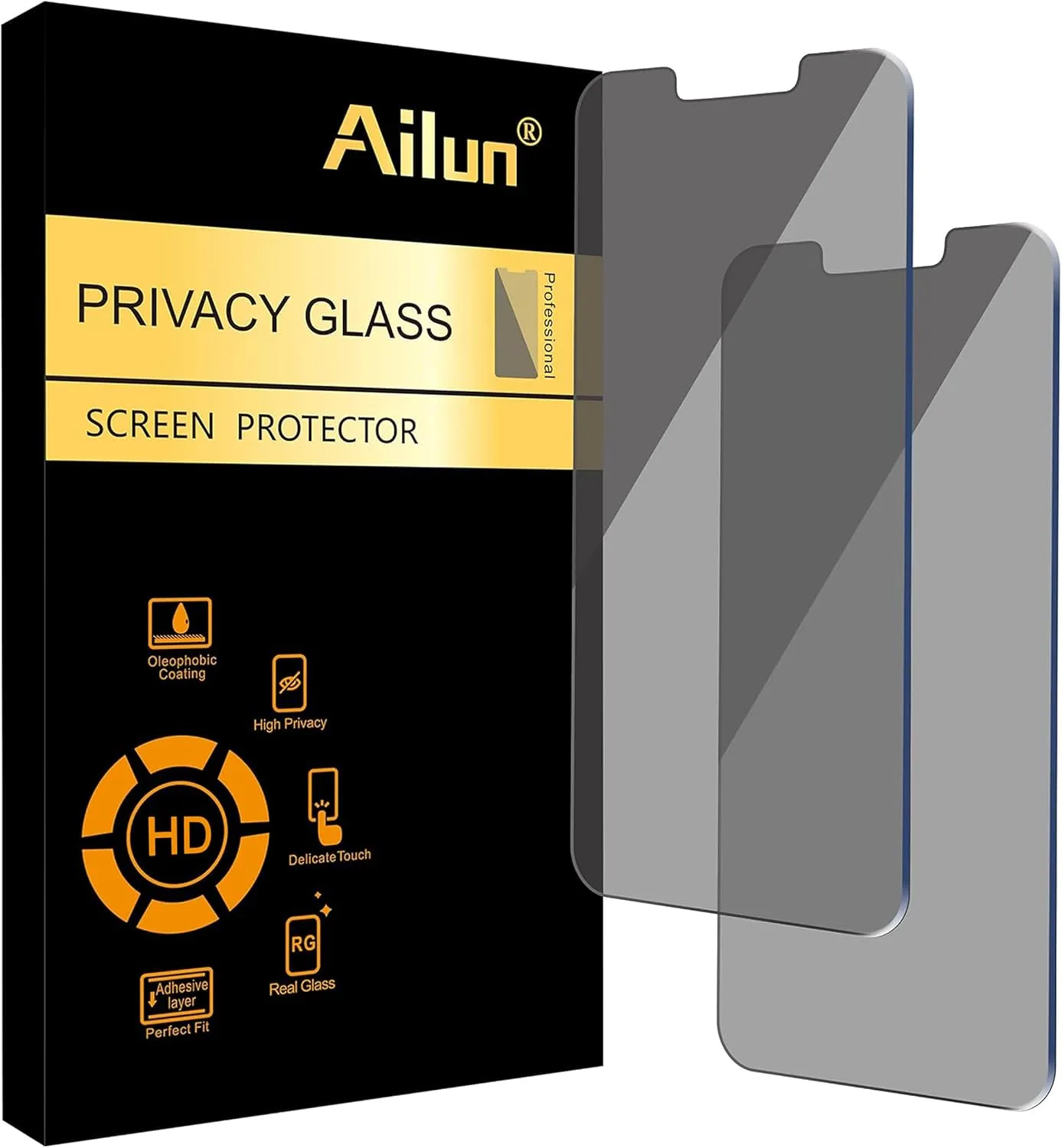 Protector de pantalla Ailun Privacy para iPhone 14 Plus/iPhone 13 Pro Max 6.7 pulgadas