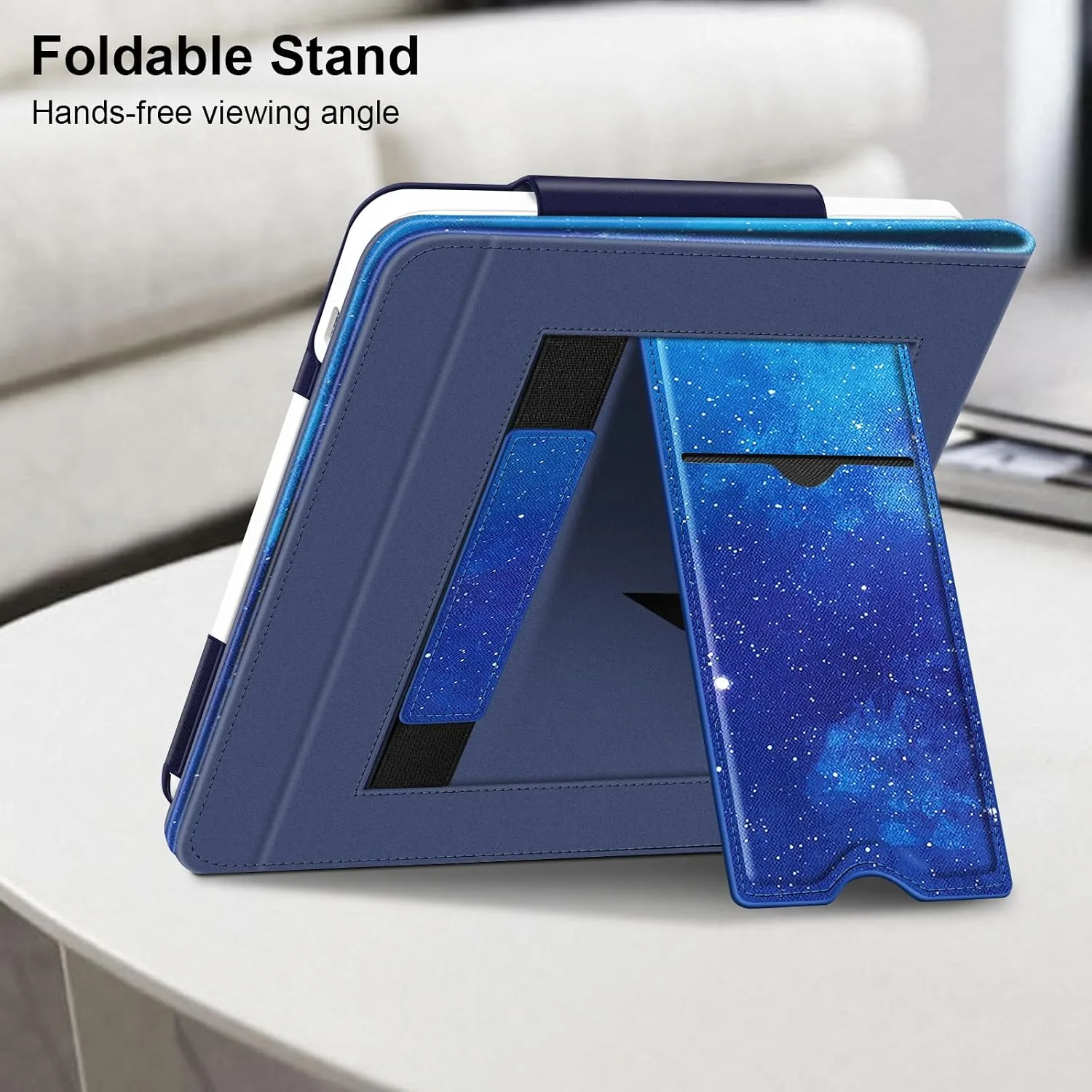 Fintie Stand Case for 7" Kobo Libra Colour/Kobo Libra 2, Starry Sky