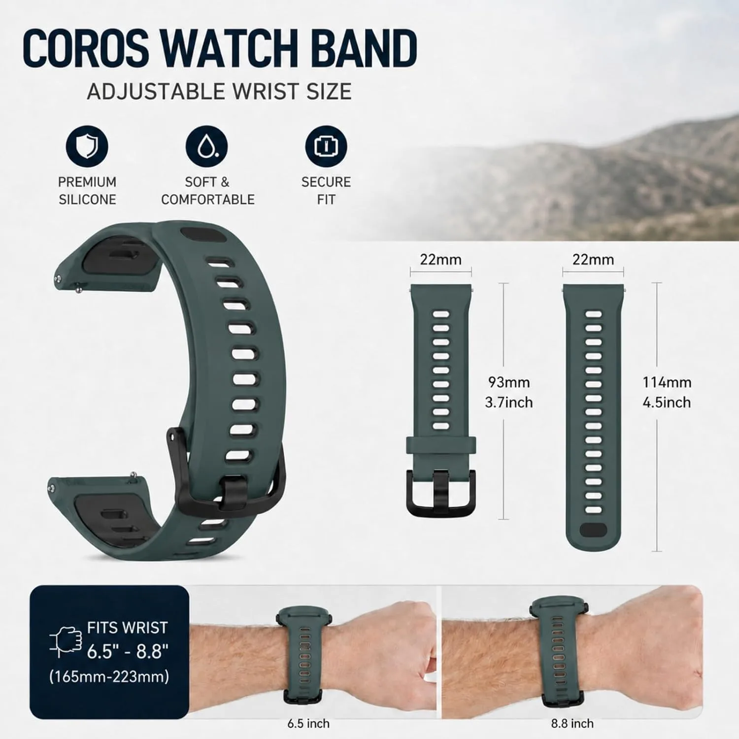 Watch Band for COROS PACE 3/PACE 4/PACE Pro