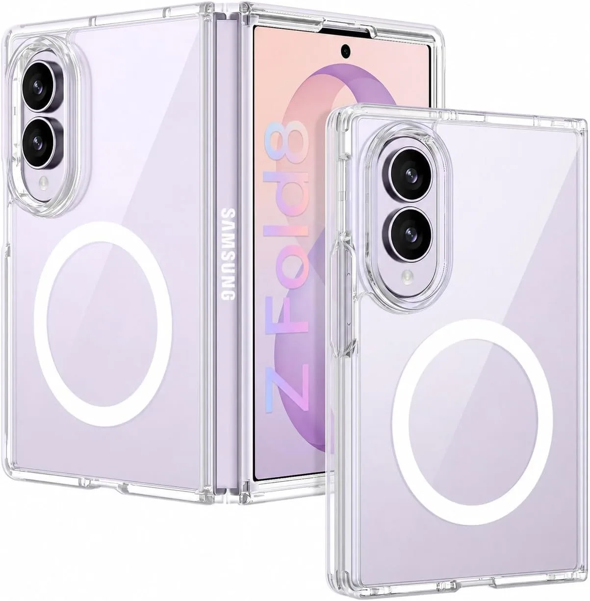 Funda para Samsung Galaxy Z Fold 8 7.6" 2026 Yinlai Transparente