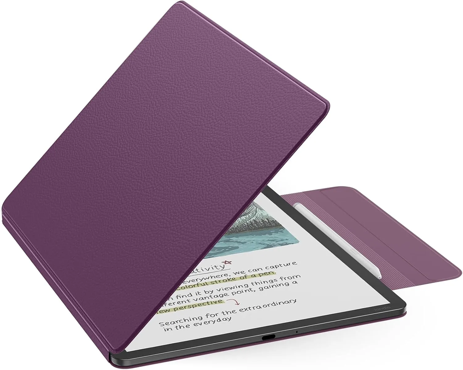 Estuche MoKo para Kindle Scribe 11" 3ra Gen y Colorsoft 1ra Gen Púrpura
