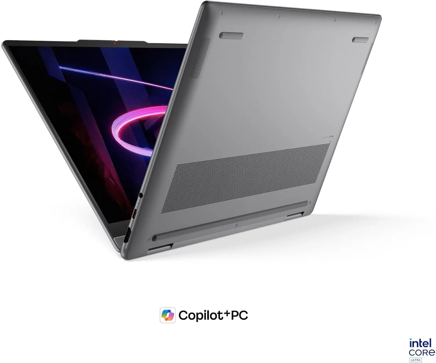 Lenovo Yoga 7i 2-in-1 w/Ultra 5 322, 14" WUXGA OLED 100% DCI-P3 HDR 60Hz Touch Display, 16G LPDDR5x, 512GB SSD, Wi-Fi 7, Backlit KB, FP Reader, Win11, Luna Grey, w/USB Hub, W/GaLiMu