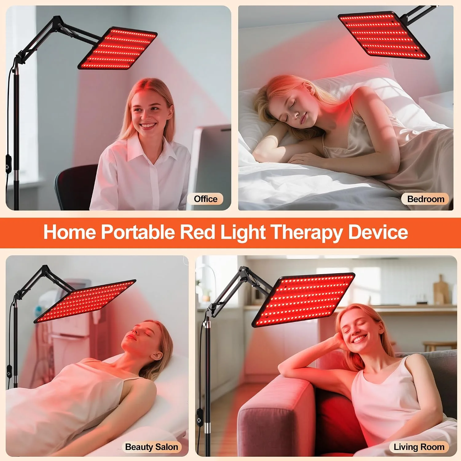 Morfone Red Light Therapy for Body Face Tri-Wavelength 660nm, 850nm, 940nm
