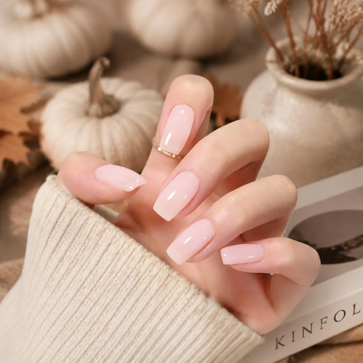 modelones Builder Nail Gel HEMA-Free Cover Nude, Gentle Builder For Nails