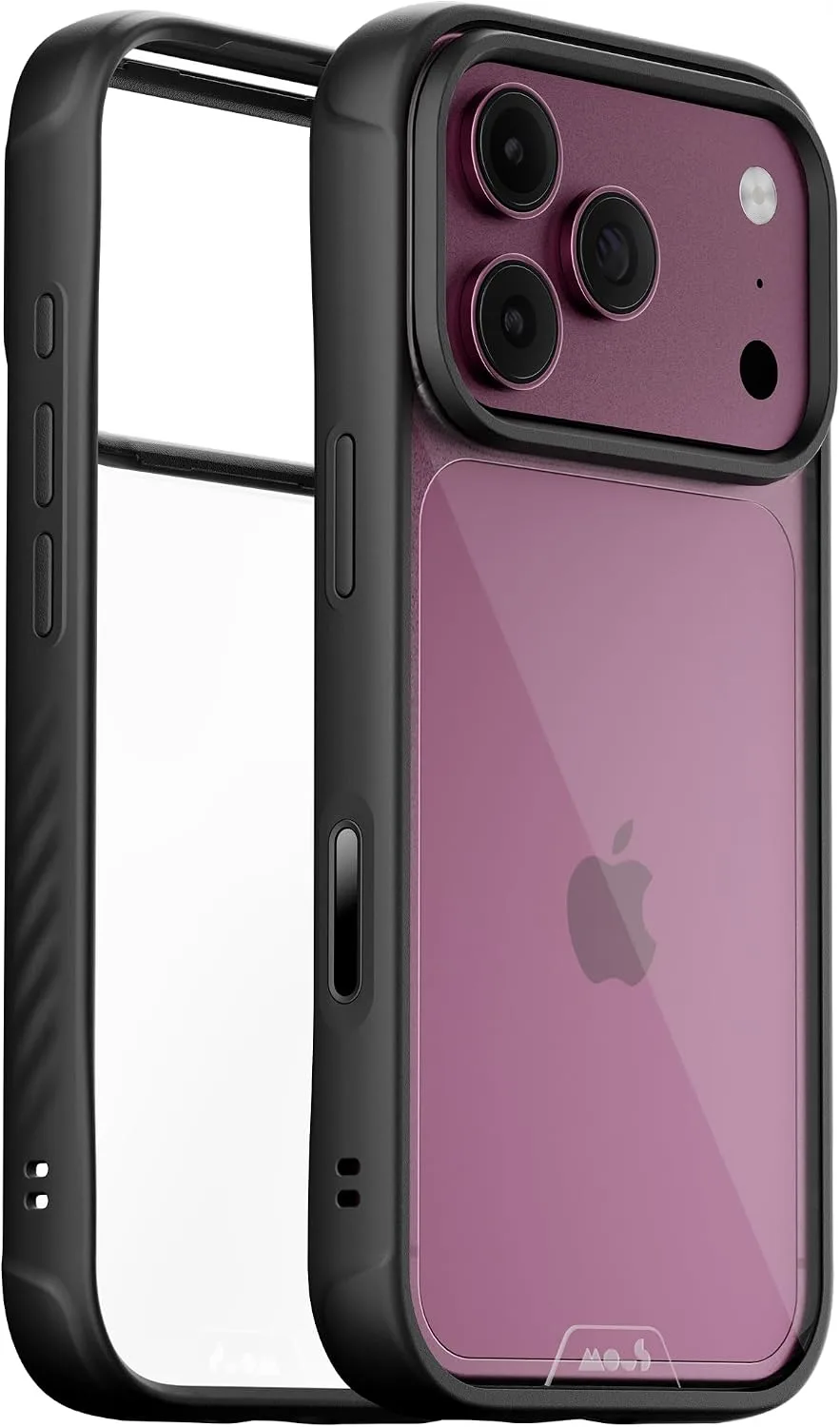 Mous for iPhone 18 Pro Clear Case, Clarity, Scratch Resistant, Transparent