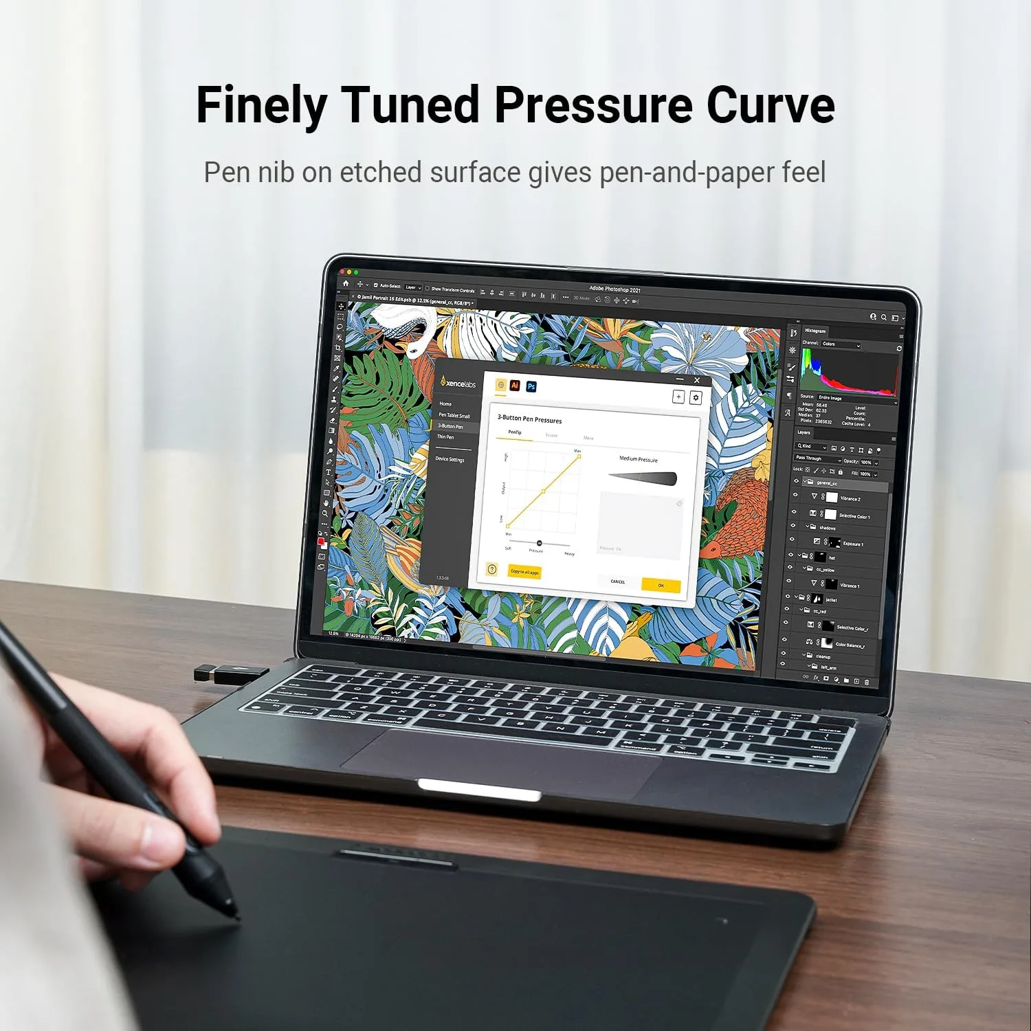XENCELABS Drawing Tablet Bundle, Computer Graphic Tablets with 40 Customizable Quick Keys, 12" 8mm Ultrathin Pen Tablet with 2 Battery-Free Stylus, 8192 Levels Pressure for Win/Mac/Linux, Black