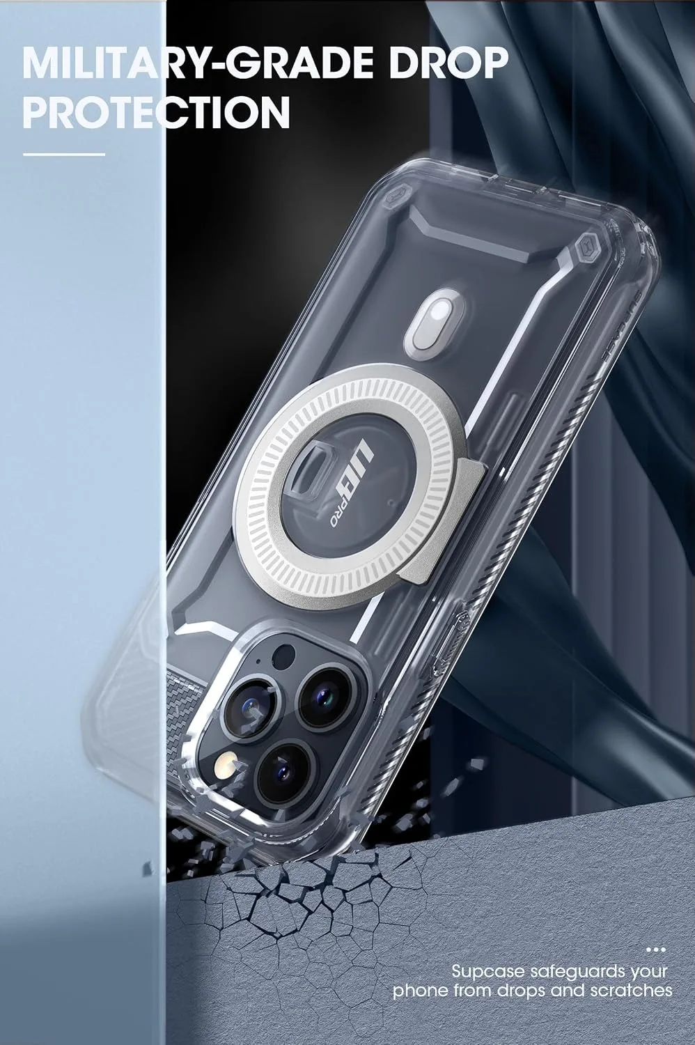 SUPCASE for iPhone 15 Pro Case (6.1 inch), Compatible with MagSafe, Clear